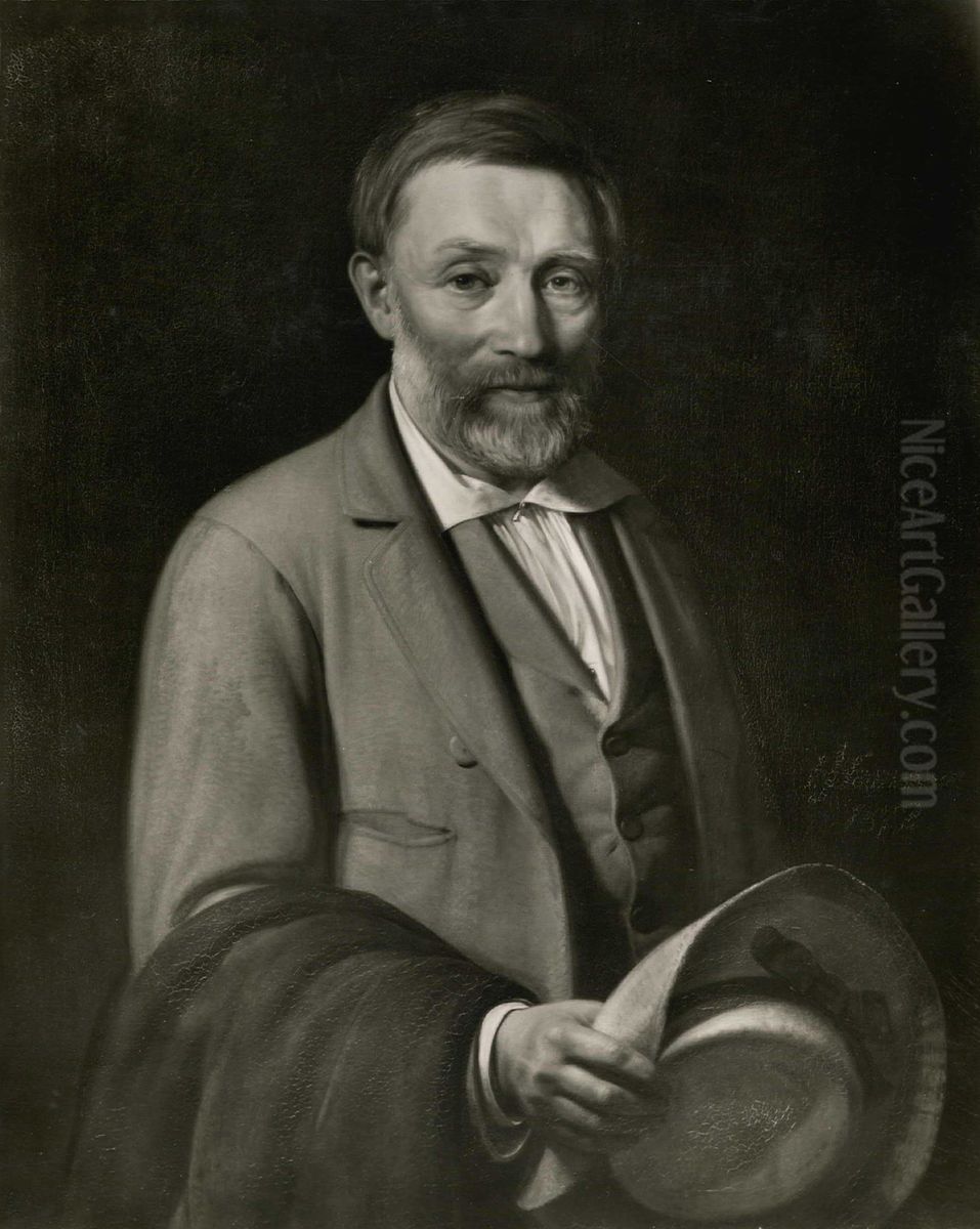 P. C. Skovgaard Oil Painting by Hans Jorgen Hammer