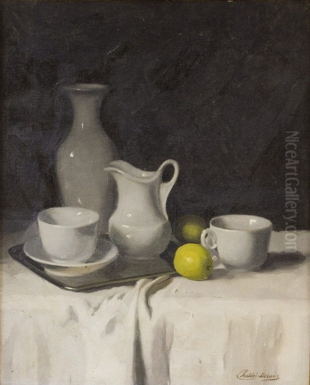 Still-life Oil Painting by Janos Pentelei Molnar
