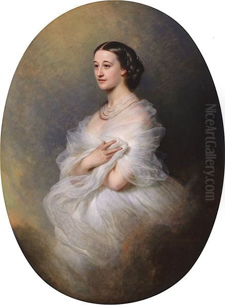 Herzogin von Alba (1825-1860) Oil Painting by Franz Xavier Winterhalter