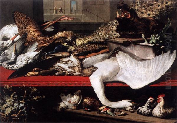 Still-Life with Fowl and Game Oil Painting by Frans Snyders