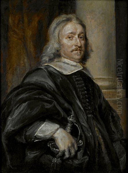Self portrait Oil Painting by Pieter Thijs