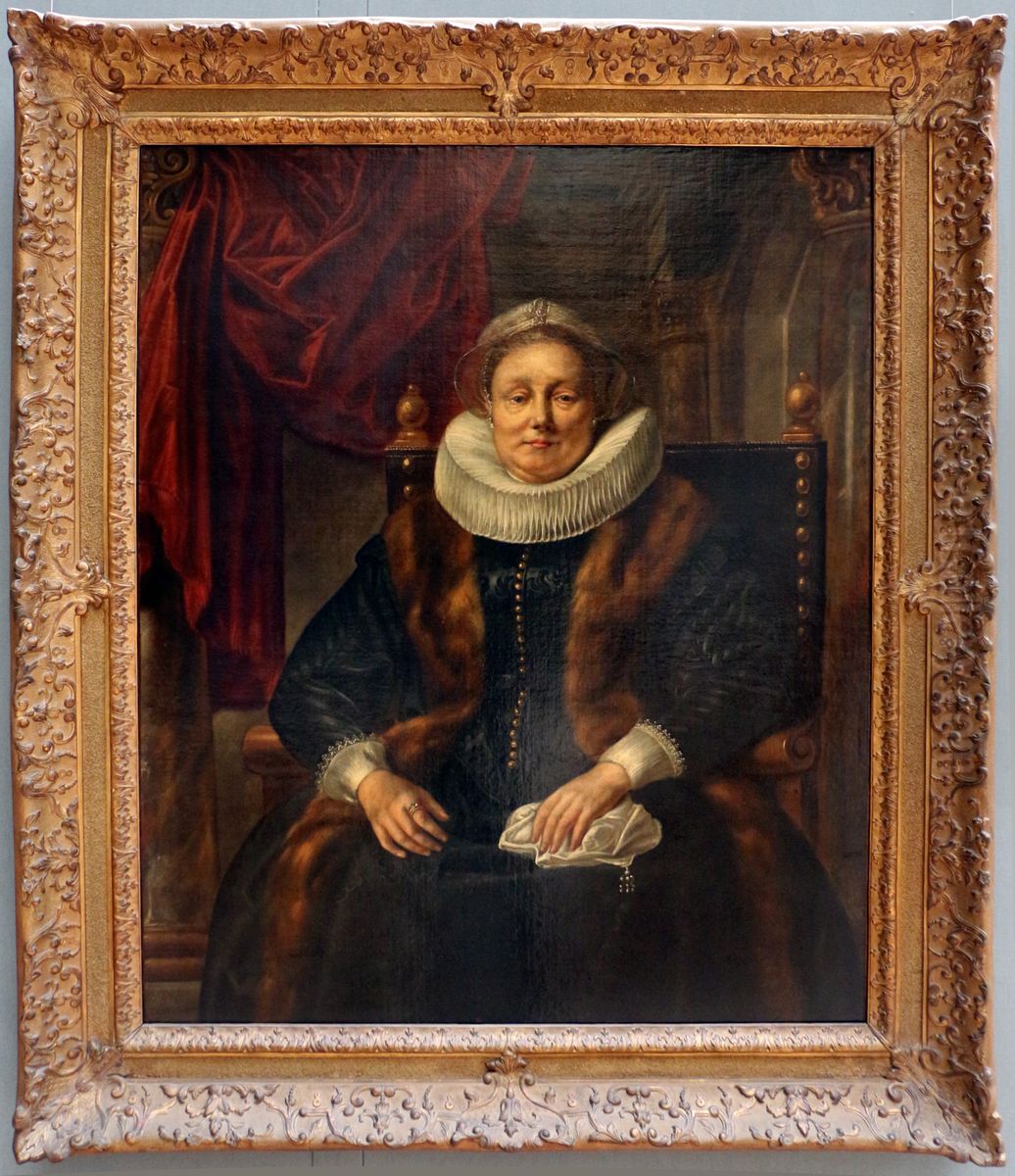 Portrait of an unknown woman Oil Painting by Jacob Jordaens