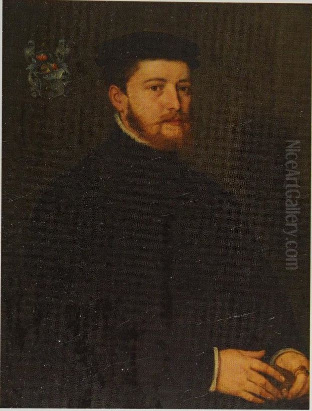 Portrait possibly of de Deckere Oil Painting by Willem Adriaensz Key