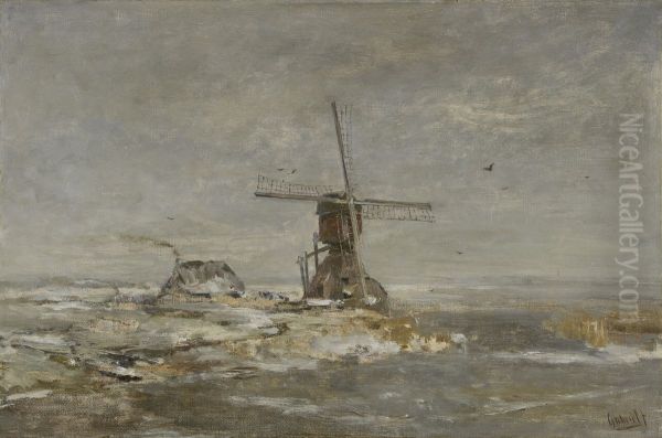 De dooi Oil Painting by Paul Joseph Constantin Gabriel