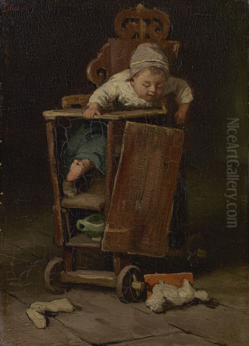 Fallen Oil Painting by Bernard Blommers