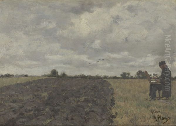 Near Vries Oil Painting by Anton Mauve