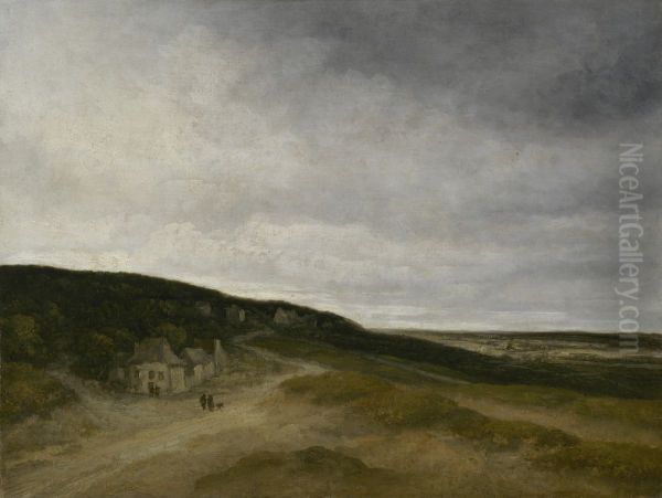 Landschap Oil Painting by Georges Michel