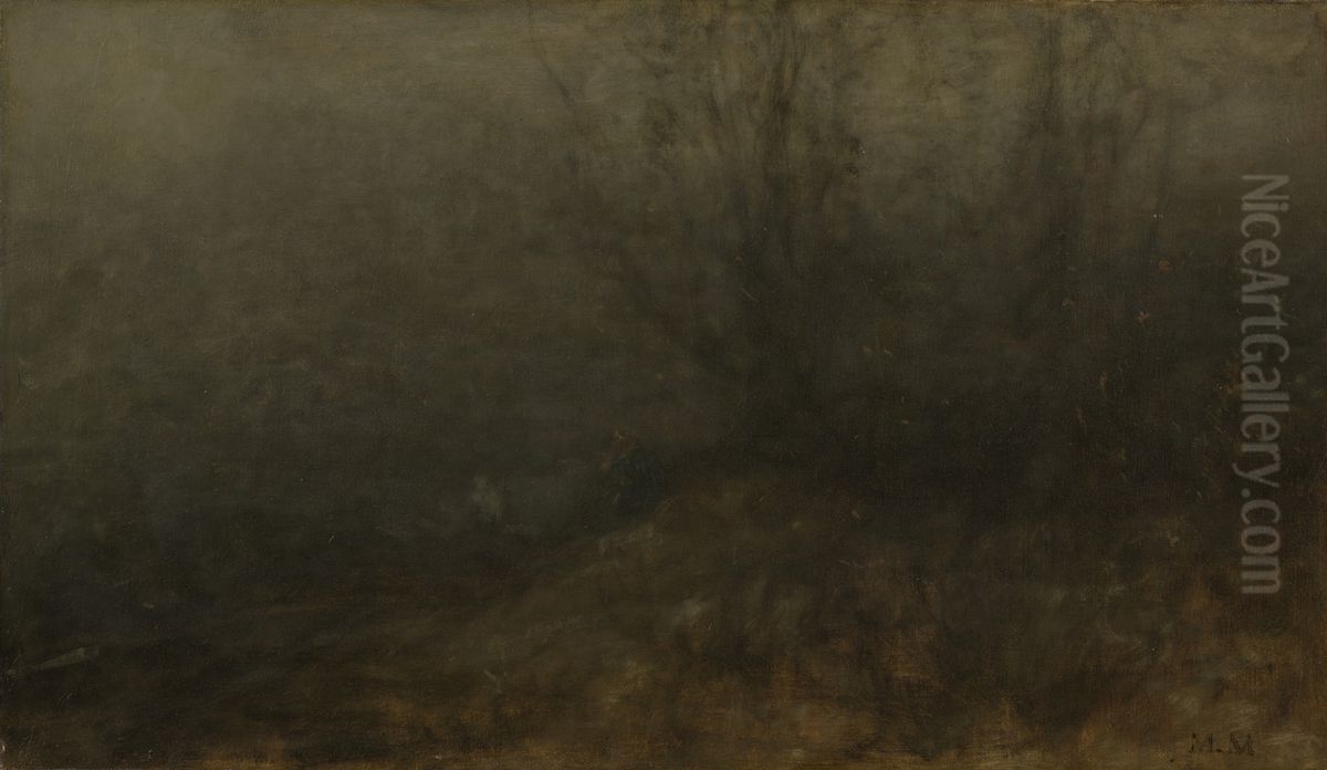 Herfstavond Oil Painting by Matthijs Maris