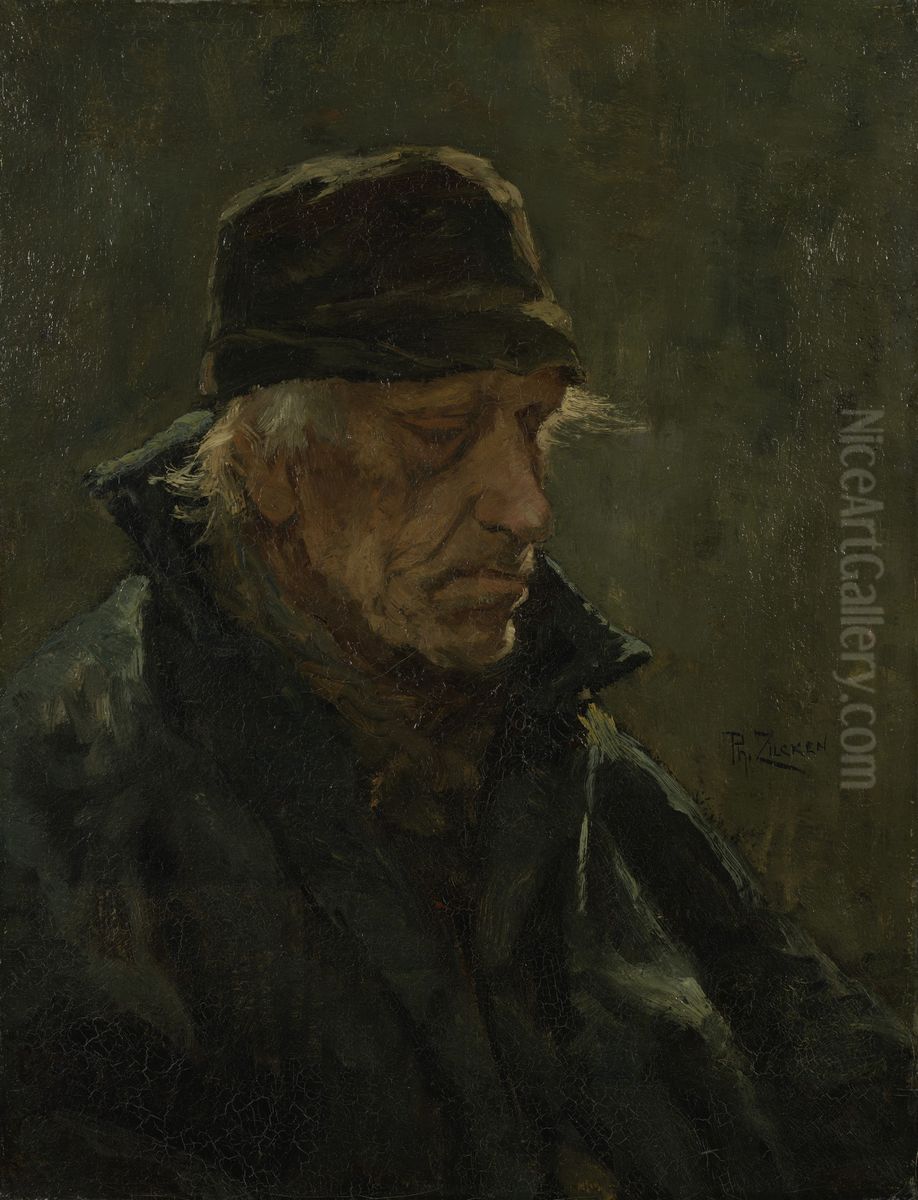 Man from Scheveningen Oil Painting by Philip Zilcken