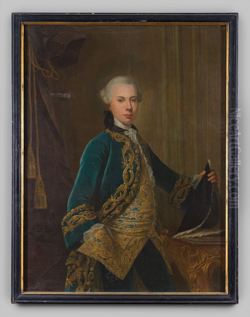 Portret van Willem Anne baron van Spaen la Lecq Oil Painting by Guillaume De Spinny