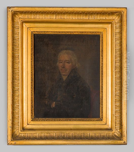 Portrait of waarschijnlijk Louis Flament Oil Painting by Geldersch Landschap en Kasteelen
