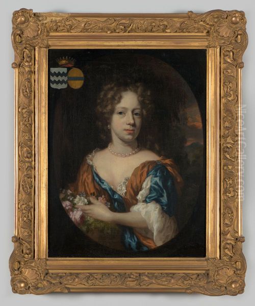 Portrait of a woman, possibly Susanna Geertruid van Bodeck tot Marwitz (1659-1741) Oil Painting by Nicolaes Maes