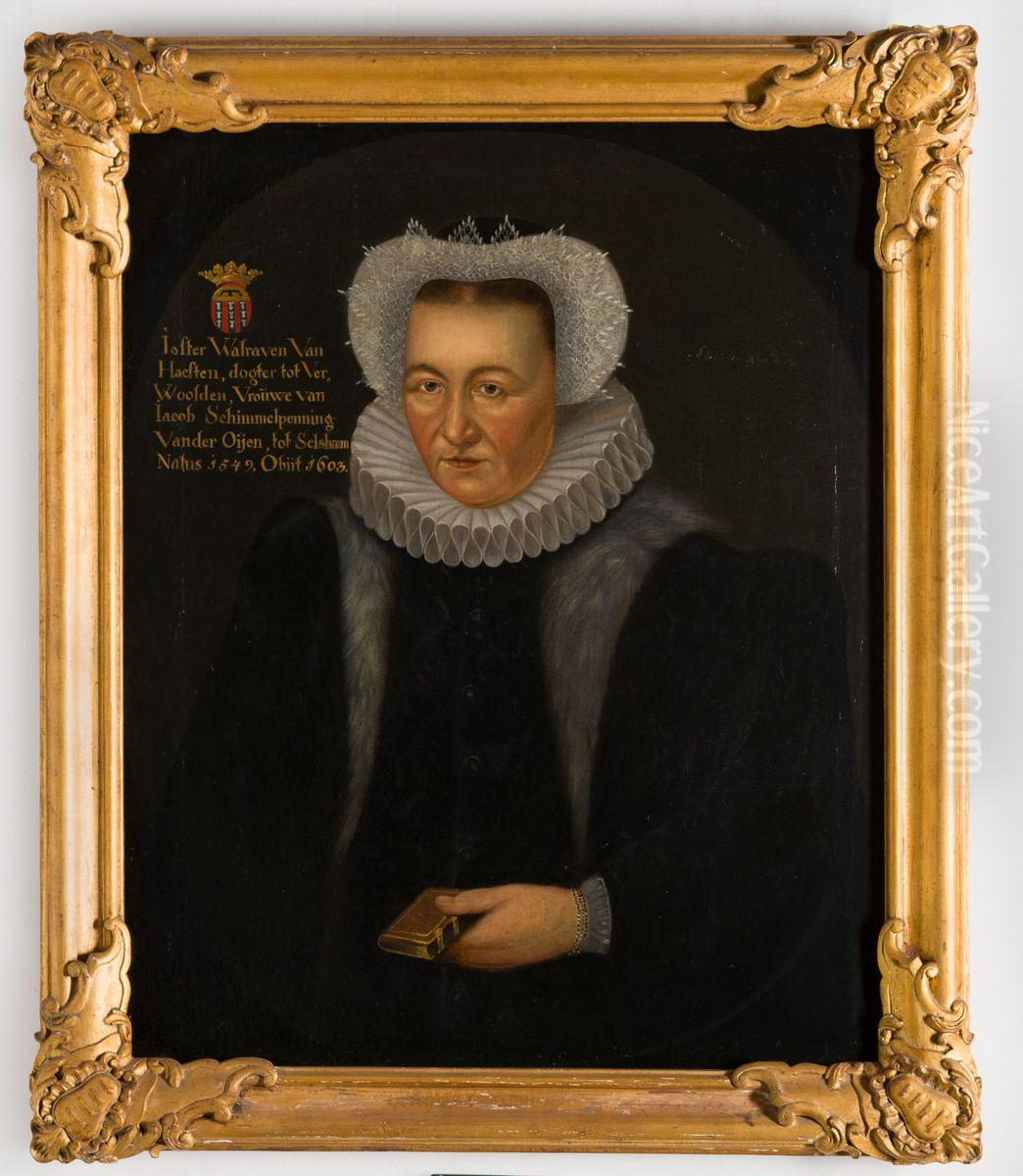 Portret van Walraven van Haeften Oil Painting by Geldersch Landschap en Kasteelen
