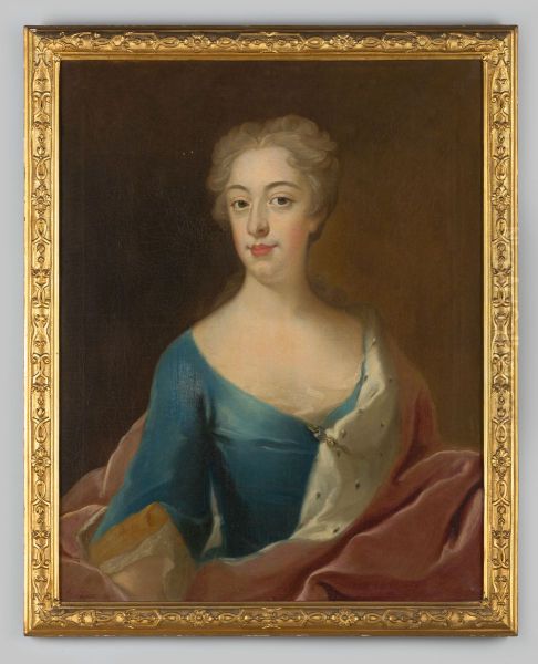 Portret van een vrouw Oil Painting by Jan Palthe
