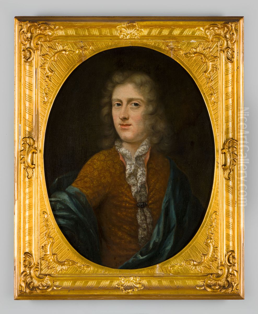 Portrait of Joannes Bouwens (1663-1720) Oil Painting by Johann Friedrich Bodecker