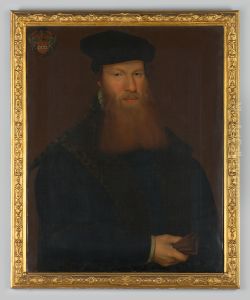 Portret van Adriaen Dircsz des H.R. Rijksbaron van Leyden