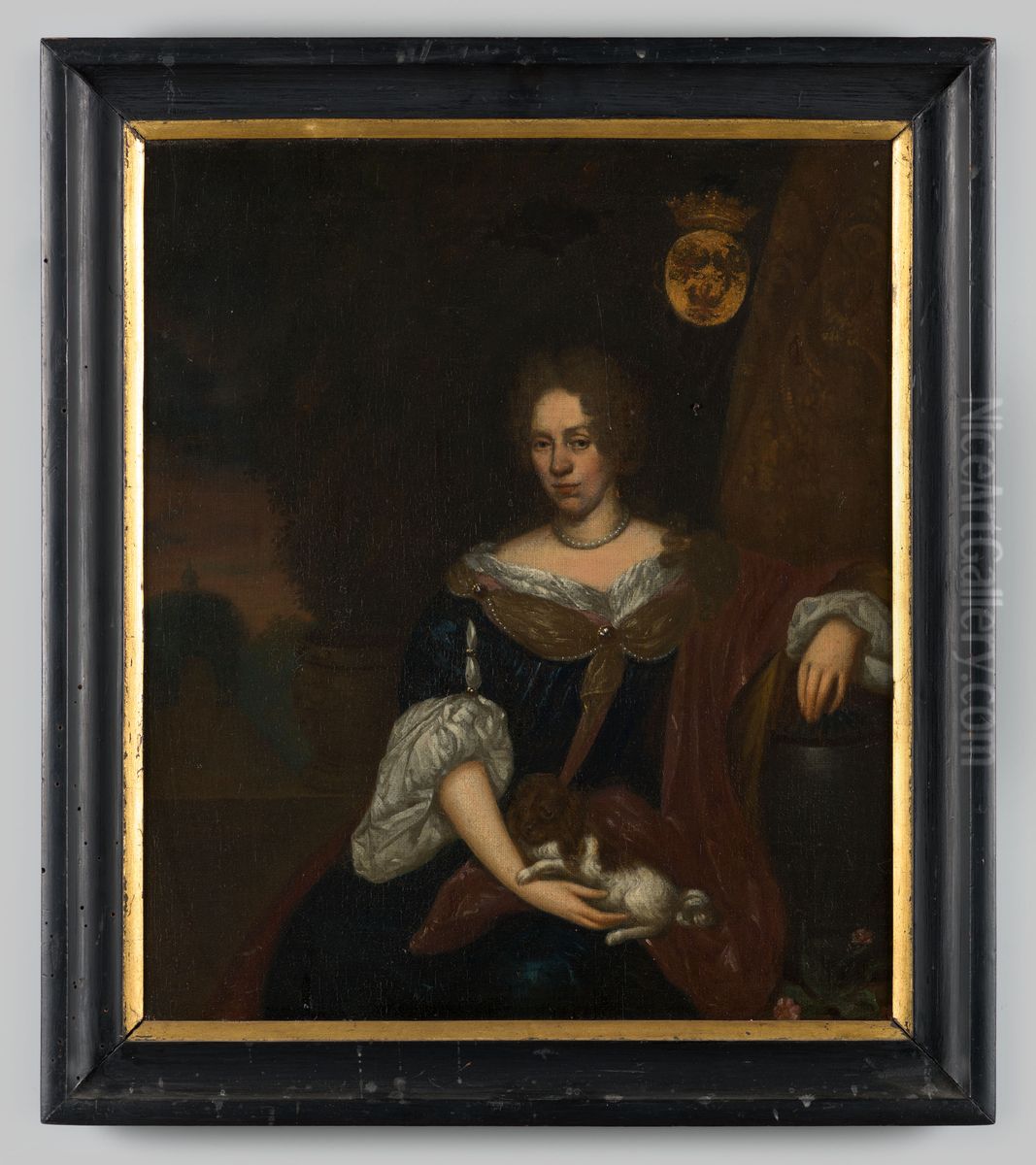 Portrait of Judith Margriet van Coeverden (1638-....) Oil Painting by Roelof Koets