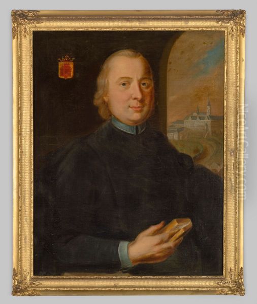 Portret van Gerrit Joost Arnold van Grotenhuis Oil Painting by Geldersch Landschap en Kasteelen