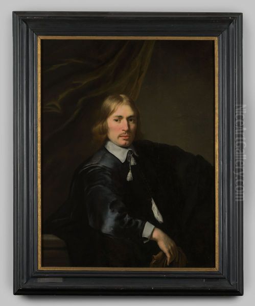 Portrait of an unknown man Oil Painting by Ferdinand Bol