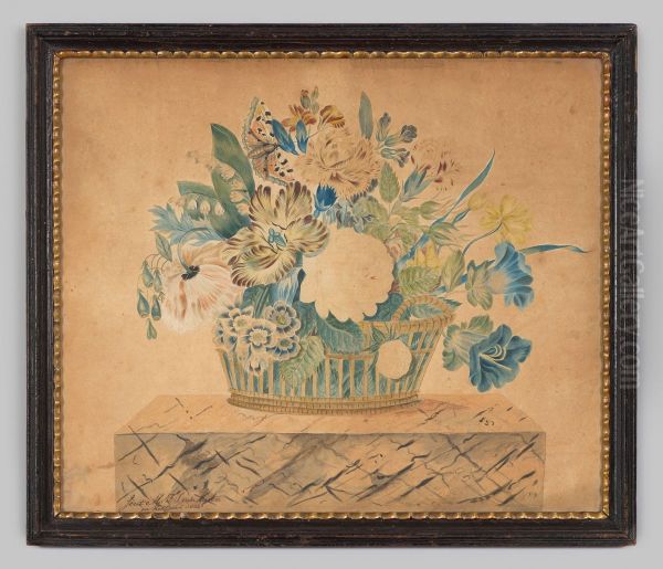 Bloemstilleven Oil Painting by Geldersch Landschap en Kasteelen