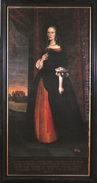 Portrait of Maria Torck Oil Painting by Harmen de Bye