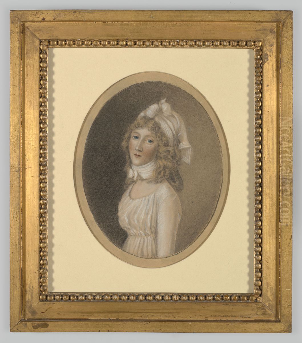 Portret van Sara Maria de Bonnechose-Schas Oil Painting by Geldersch Landschap en Kasteelen