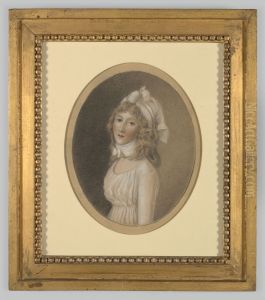Portret van Sara Maria de Bonnechose-Schas