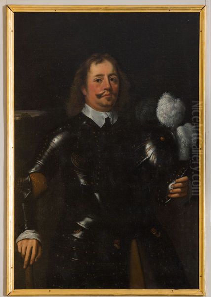 Portret van George Frederik van Renesse Oil Painting by Geldersch Landschap en Kasteelen