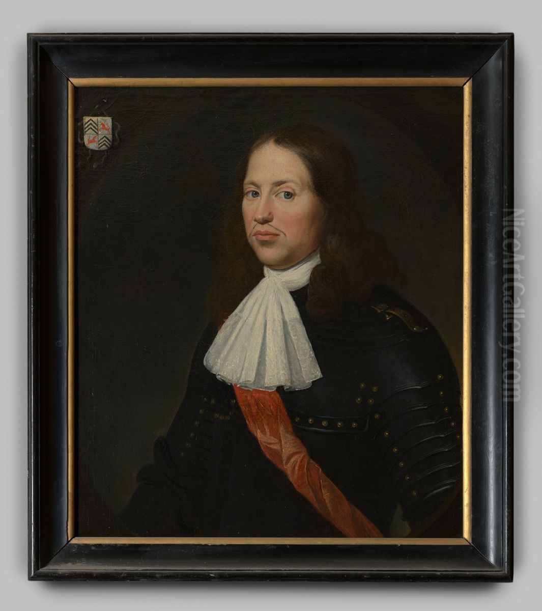 Portret van een man Oil Painting by Theodor van Loonen