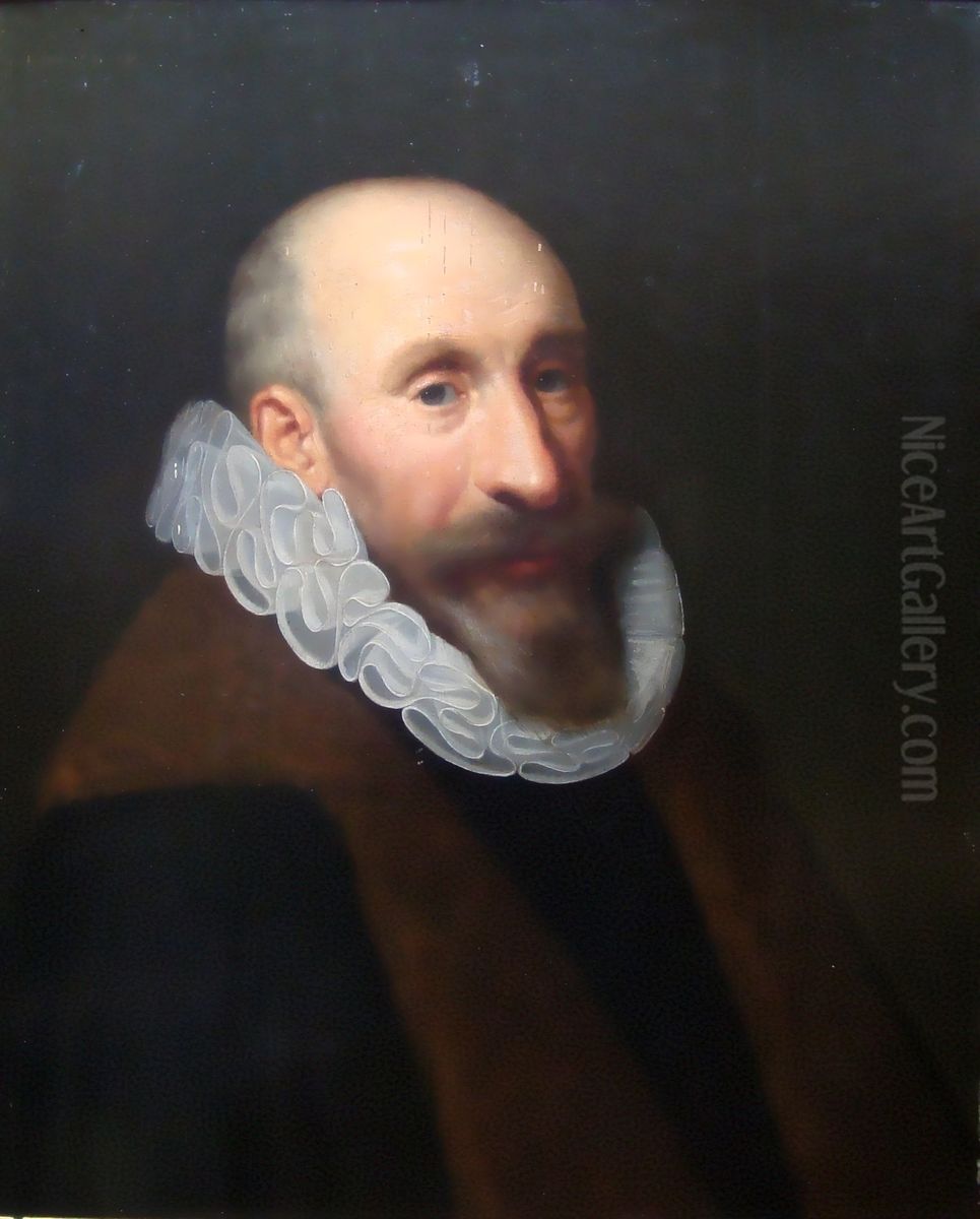 Portrait of Johan  Persijn (?-1632) Oil Painting by Geldersch Landschap en Kasteelen