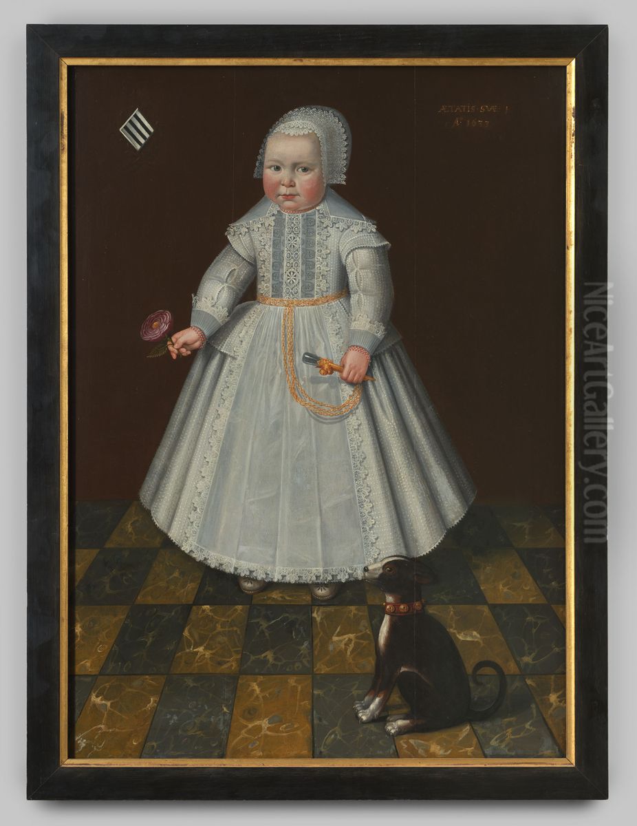 Portret van Naleken Kelffken Oil Painting by Geldersch Landschap en Kasteelen