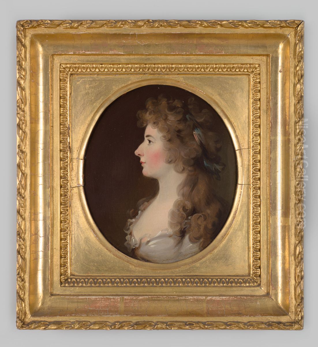 Portret van Henriette Christine Alexandrine Torck Oil Painting by John Parker