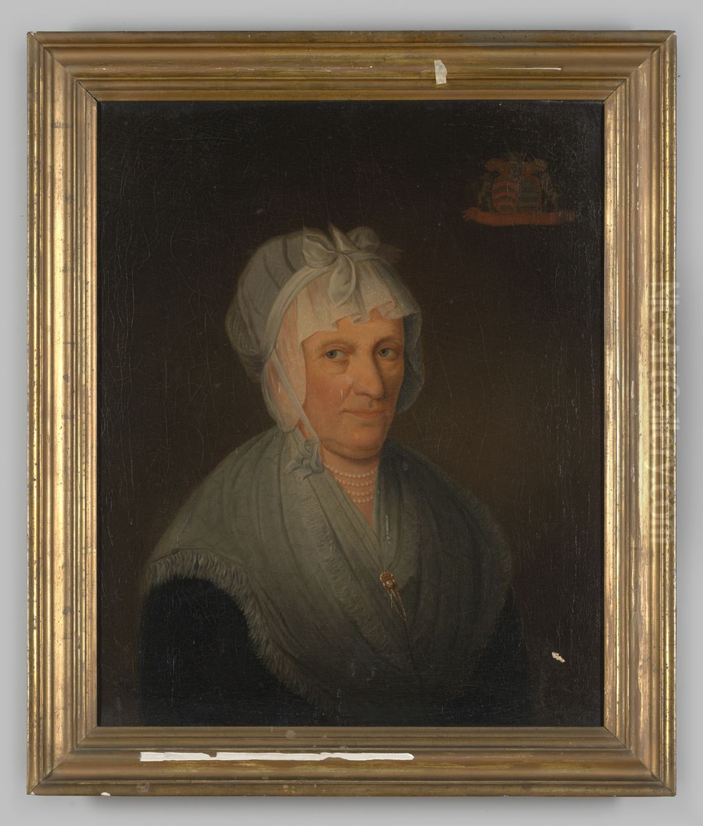 Portret van Maria Theodora van Goltstein Oil Painting by Geldersch Landschap en Kasteelen