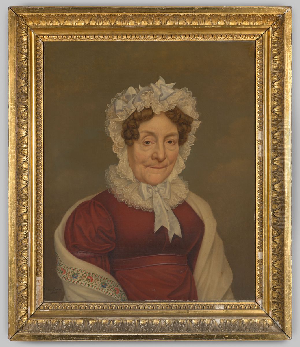 Portrait of Wilhelmina Carolina Petronella van Loben Sels (1761-1829) Oil Painting by Conrad von Lumm