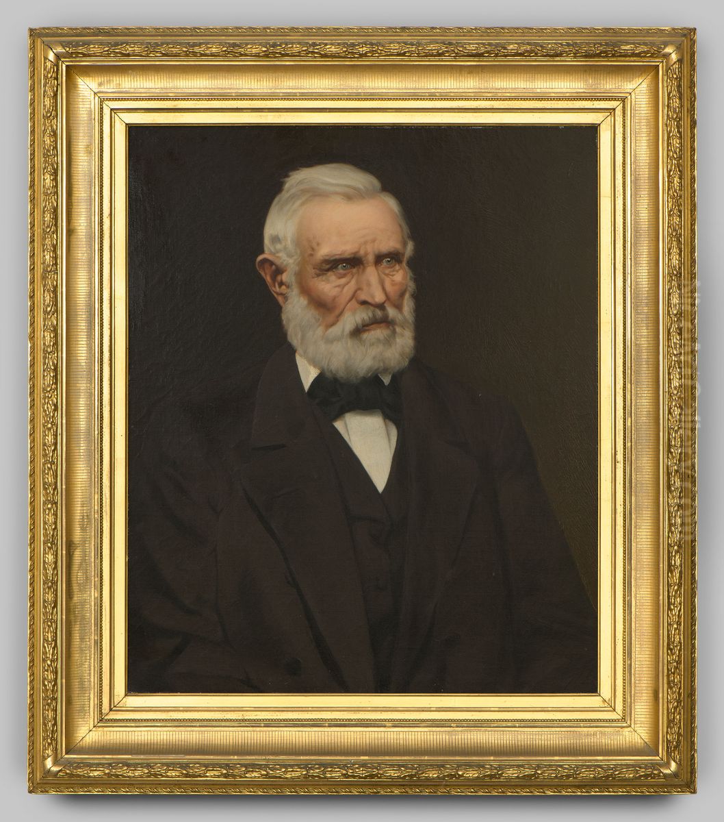 Portret van Johann Heinrich Wilhelm Lups Oil Painting by Peter Janssen