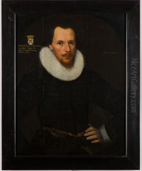 Portret van Jacob Schimmelpenninck van der Oye Oil Painting by Geldersch Landschap en Kasteelen