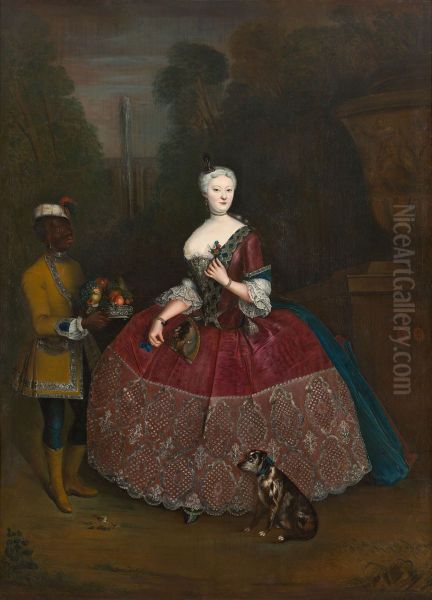 Portret van Margaretha Elisabeth Sophia van Stepraedt Oil Painting by Geldersch Landschap en Kasteelen
