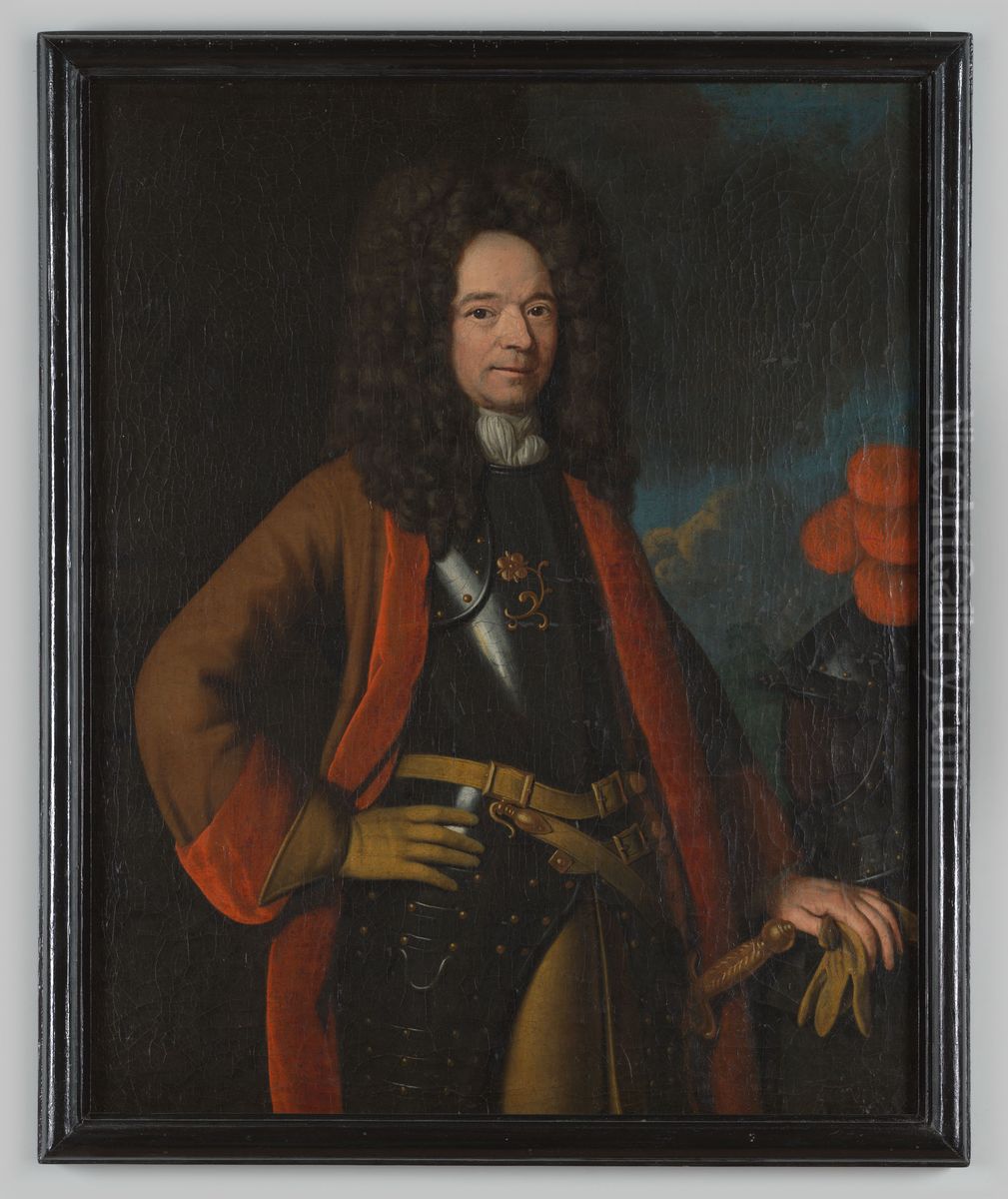 Portrait of Jacob de Breff (?-1731) Oil Painting by Nicolaes van Ravesteyn