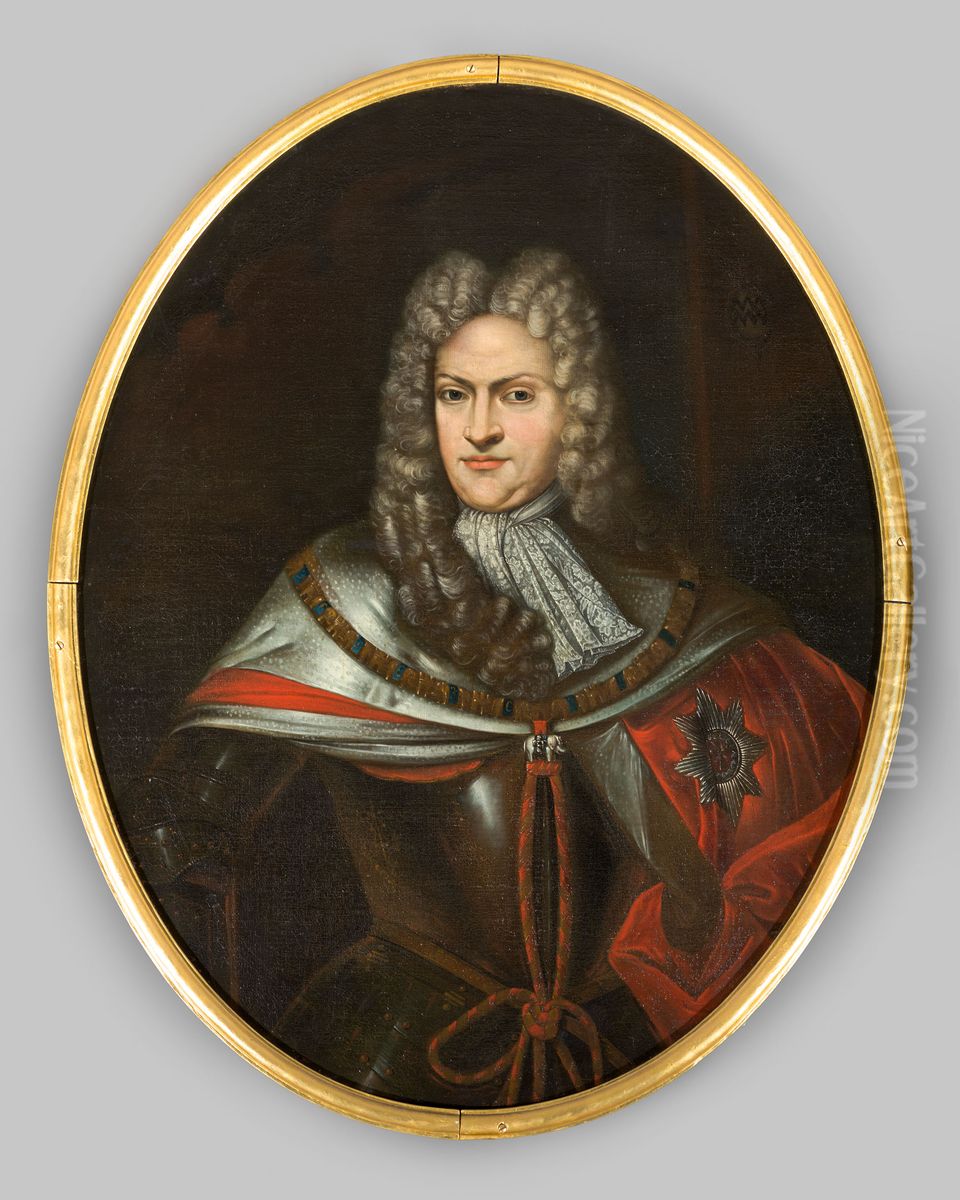 Portrait of Godard van Reede (1644-1703) Oil Painting by Geldersch Landschap en Kasteelen