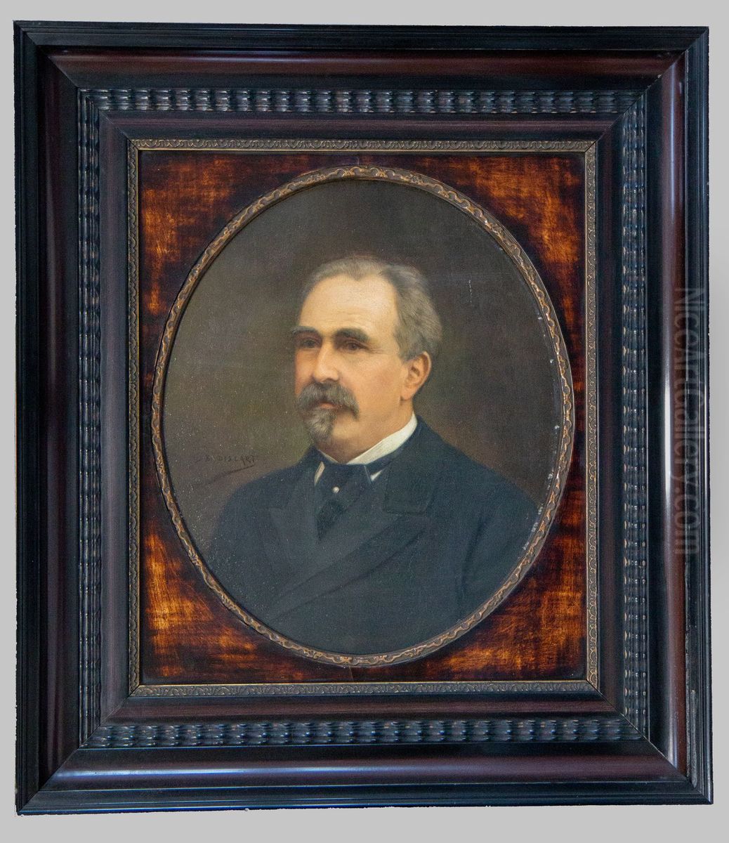 Portrait of Jacob van Pallandt (1846-1910) Oil Painting by Jean Discart