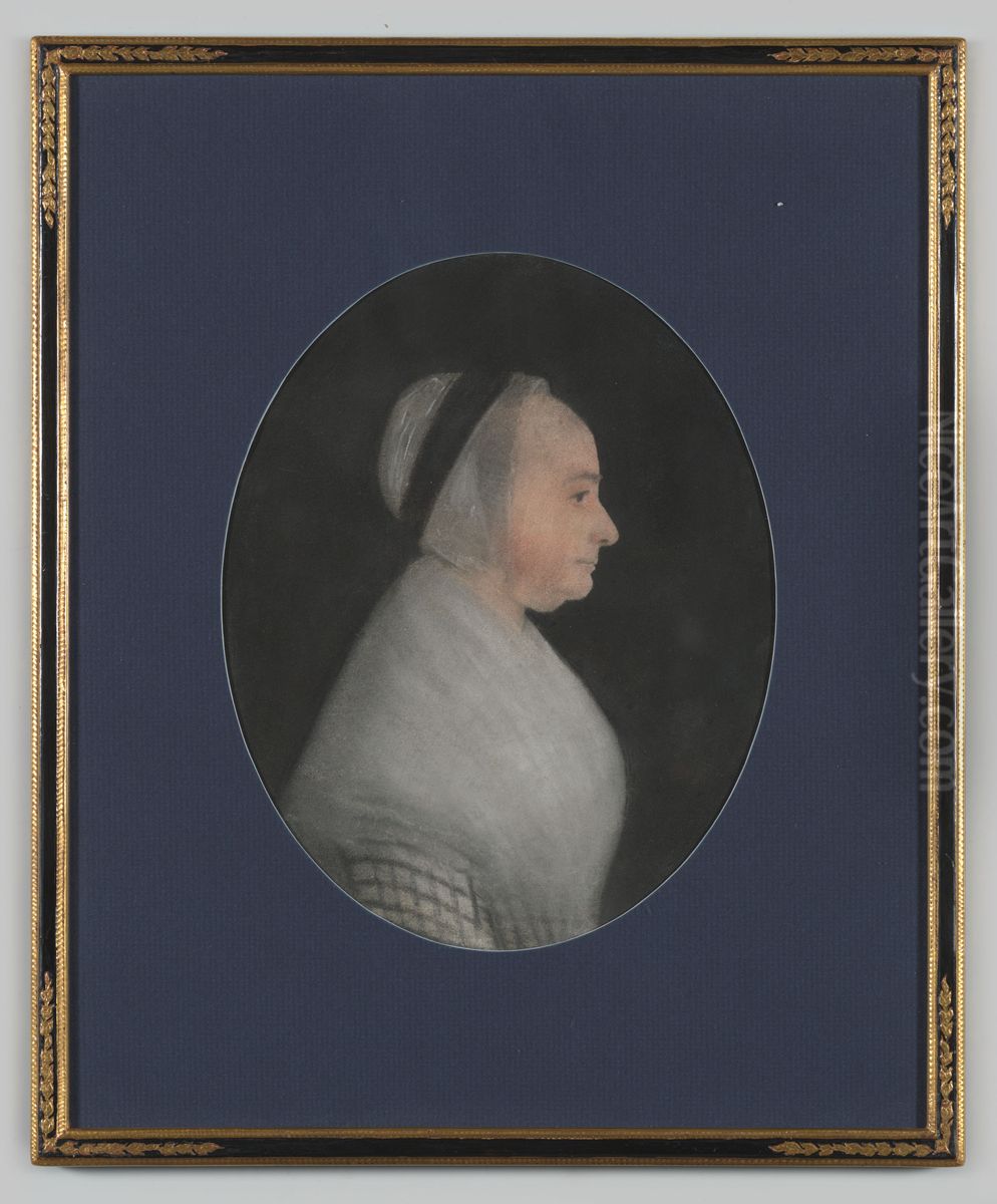 Portret van Sara Maria de Bonnechose-Schas Oil Painting by Geldersch Landschap en Kasteelen