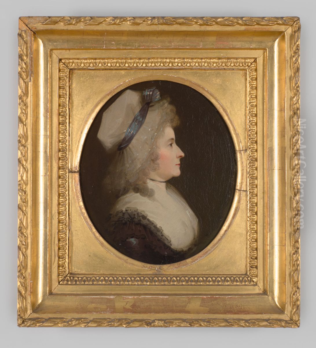 Portret van Eusebia Jacoba de Rode van Heeckeren Oil Painting by John Parker