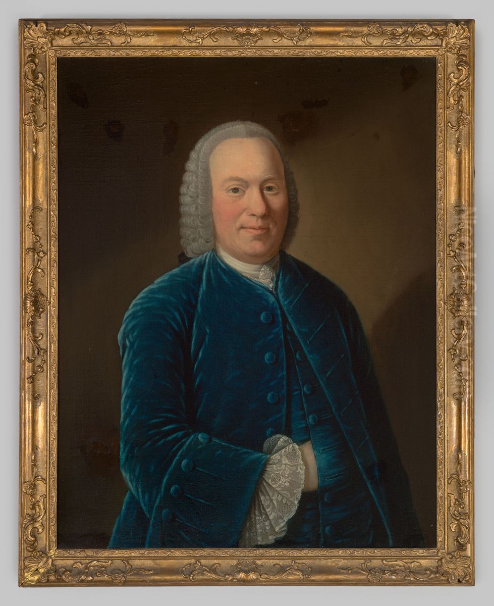 Portret van Huybert van Hamel Oil Painting by Arnold Kaldenbach