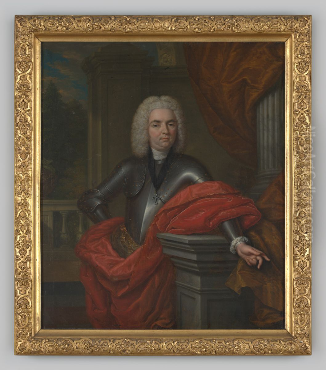 Portrait of Frederik Willem Torck (1691-1761) Oil Painting by Mattheus Verheyden