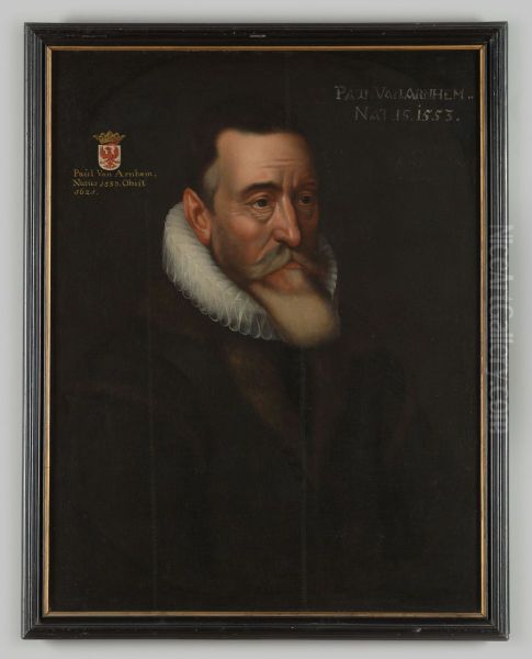 Portret van Paul van Arnhem Oil Painting by Geldersch Landschap en Kasteelen