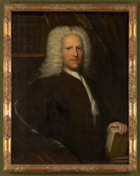 Portret van Joost Schomaker Oil Painting by Geldersch Landschap en Kasteelen