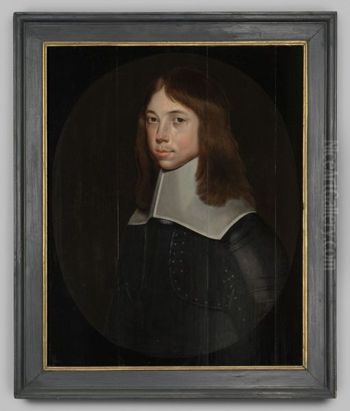 Portret van Diederik van Arnhem Oil Painting by Theodor van Loonen