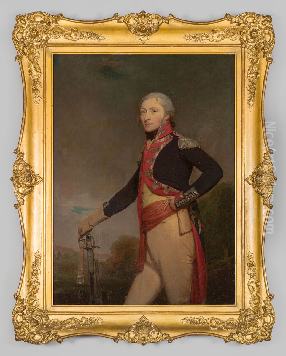 Portrait of Marinus Adriaan Perpetuus Smissaert (1773-1819) Oil Painting by John Parker