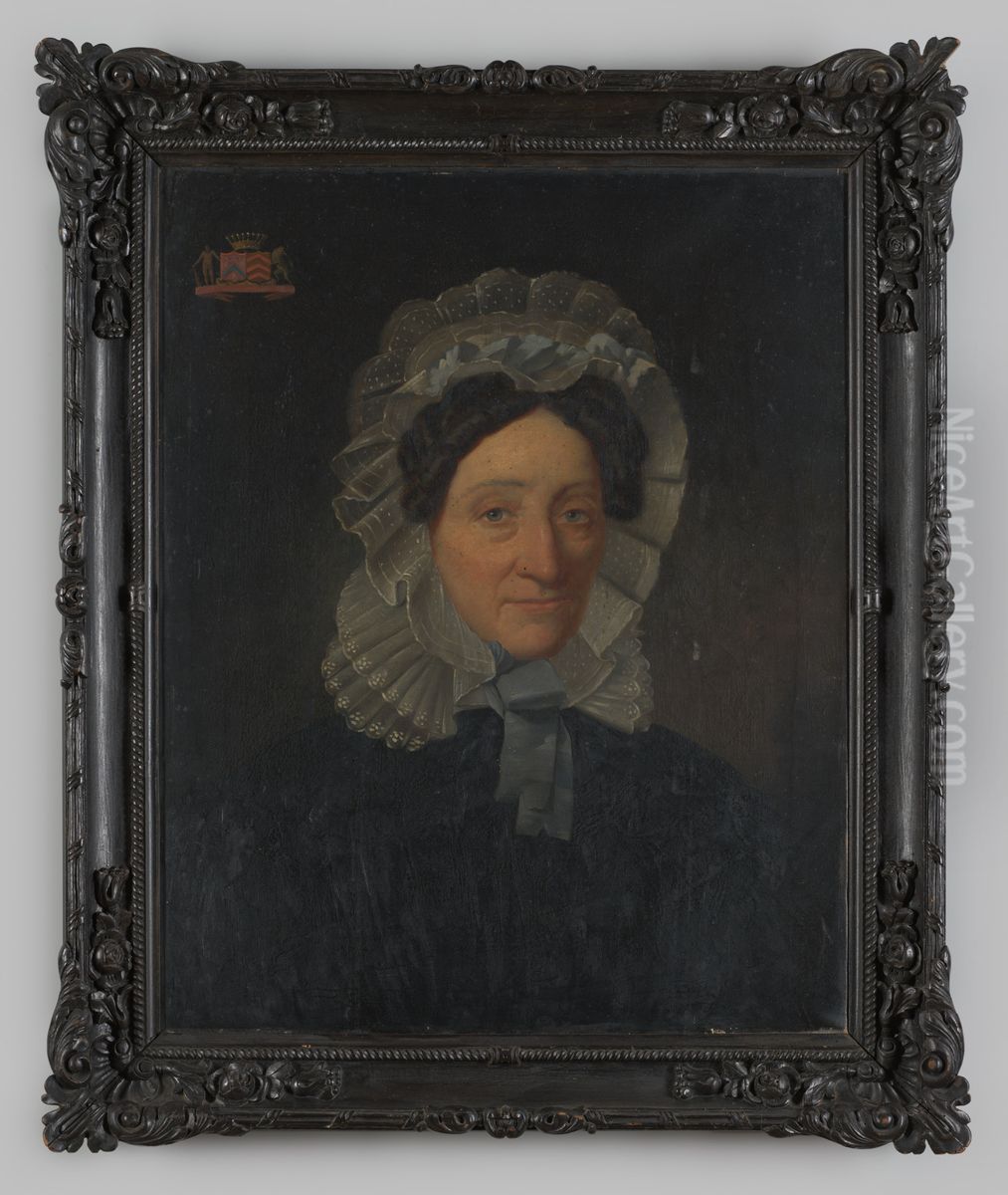 Portret van Aldegonde Theresia van Voorst tot Voorst Oil Painting by Geldersch Landschap en Kasteelen