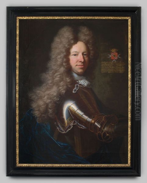 Portret van Friedrich Wilhelm van Spaen Oil Painting by Gerrit Alberts